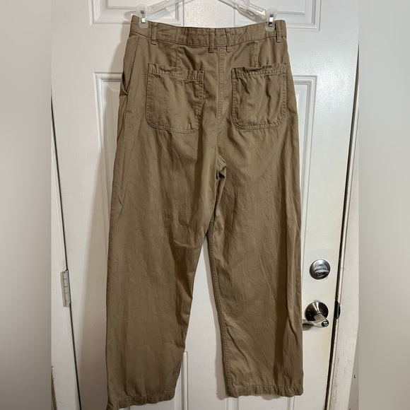 2/$30 Zara Women’s Wide Leg Pants Khaki Size 8 - Picture 4 of 5